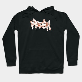 FRESH in a Classic Hip Hop NYC Graffiti style design Hoodie